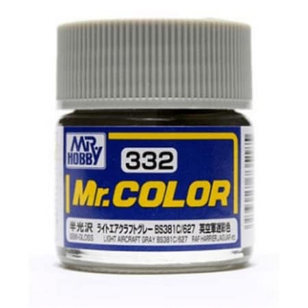 Gunze 10 ml Semi Gloss Paint, Light Aircraft Gray GUZC332